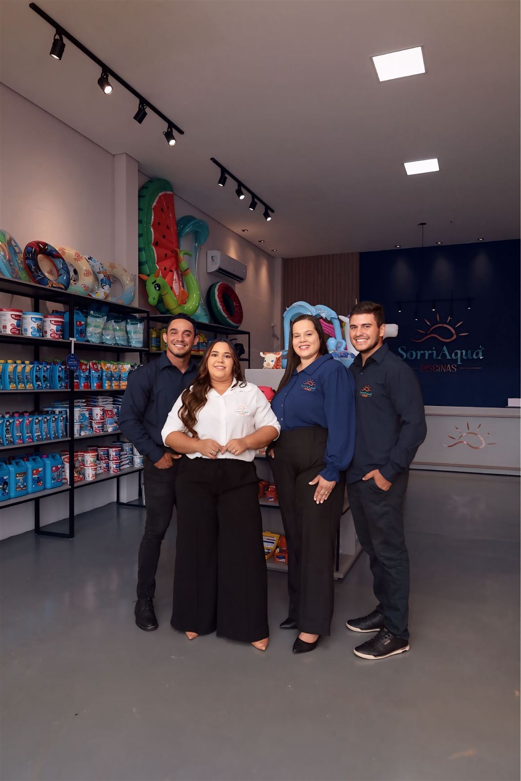 Equipe SorriAqua Piscinas, sócios fundadores